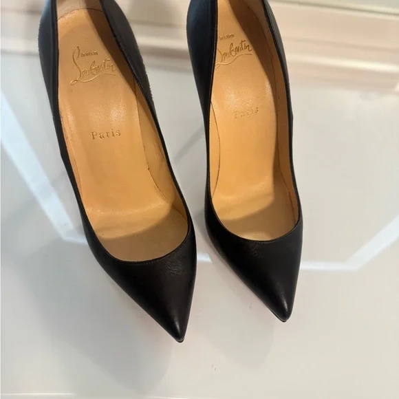 Christian Louboutin Pigalle Follies 100 black nappa leather EU 38.5 - Picture 11 of 11